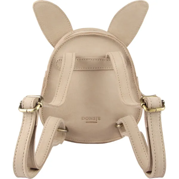 Donsje Amsterdam Kapi Bunny Classic Nubuck Backpack, Taupe