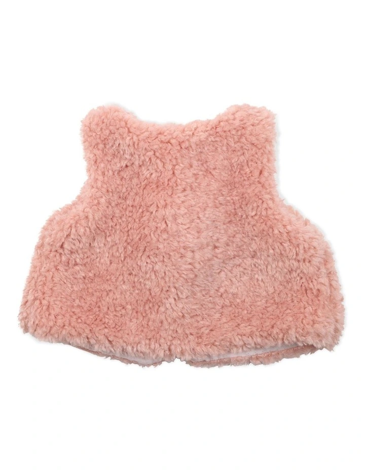 Dotti Pom Pom Vest in Pink