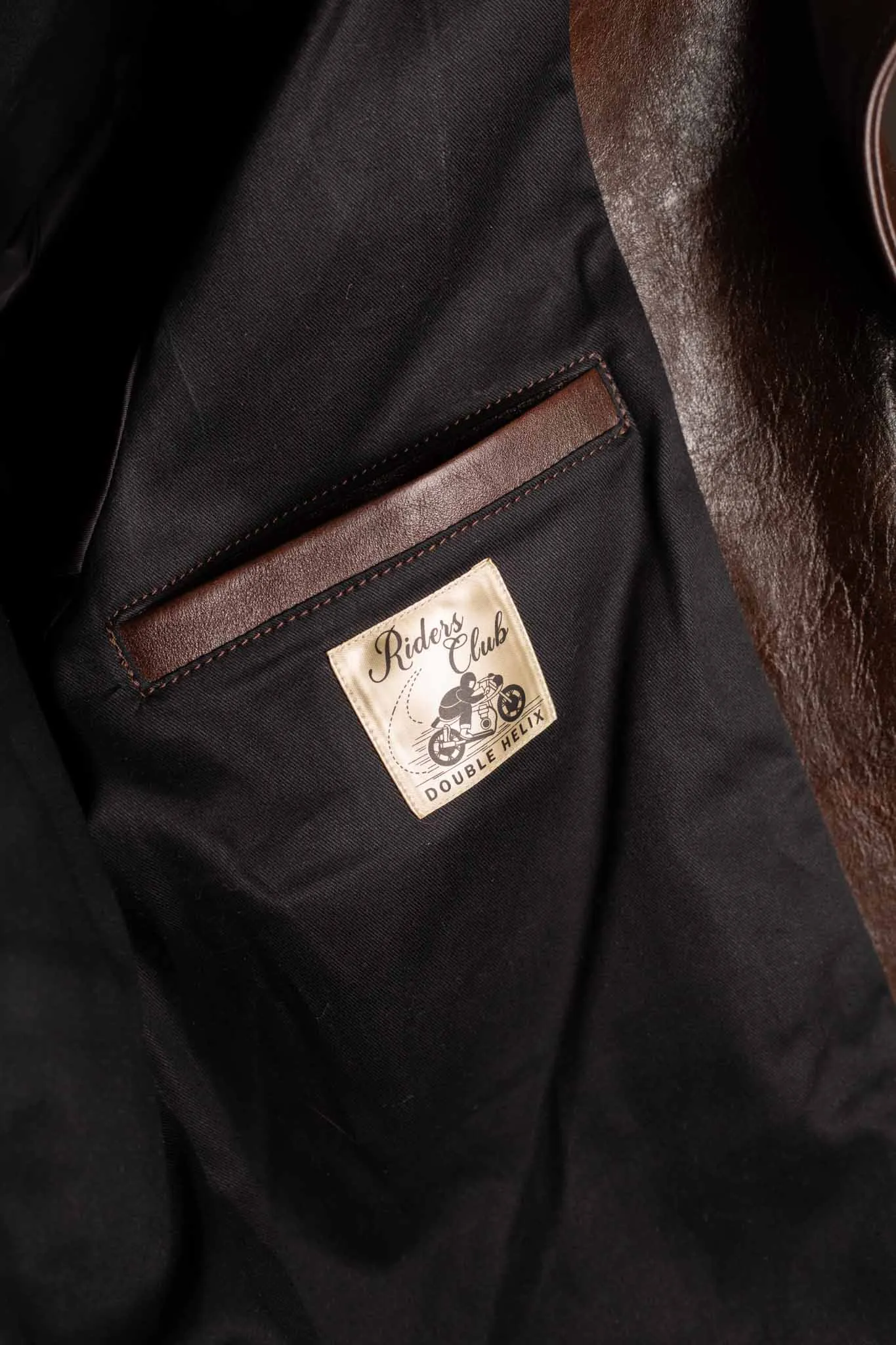 Double Helix The Rider Unus Horsehide Jacket – Dark Brown