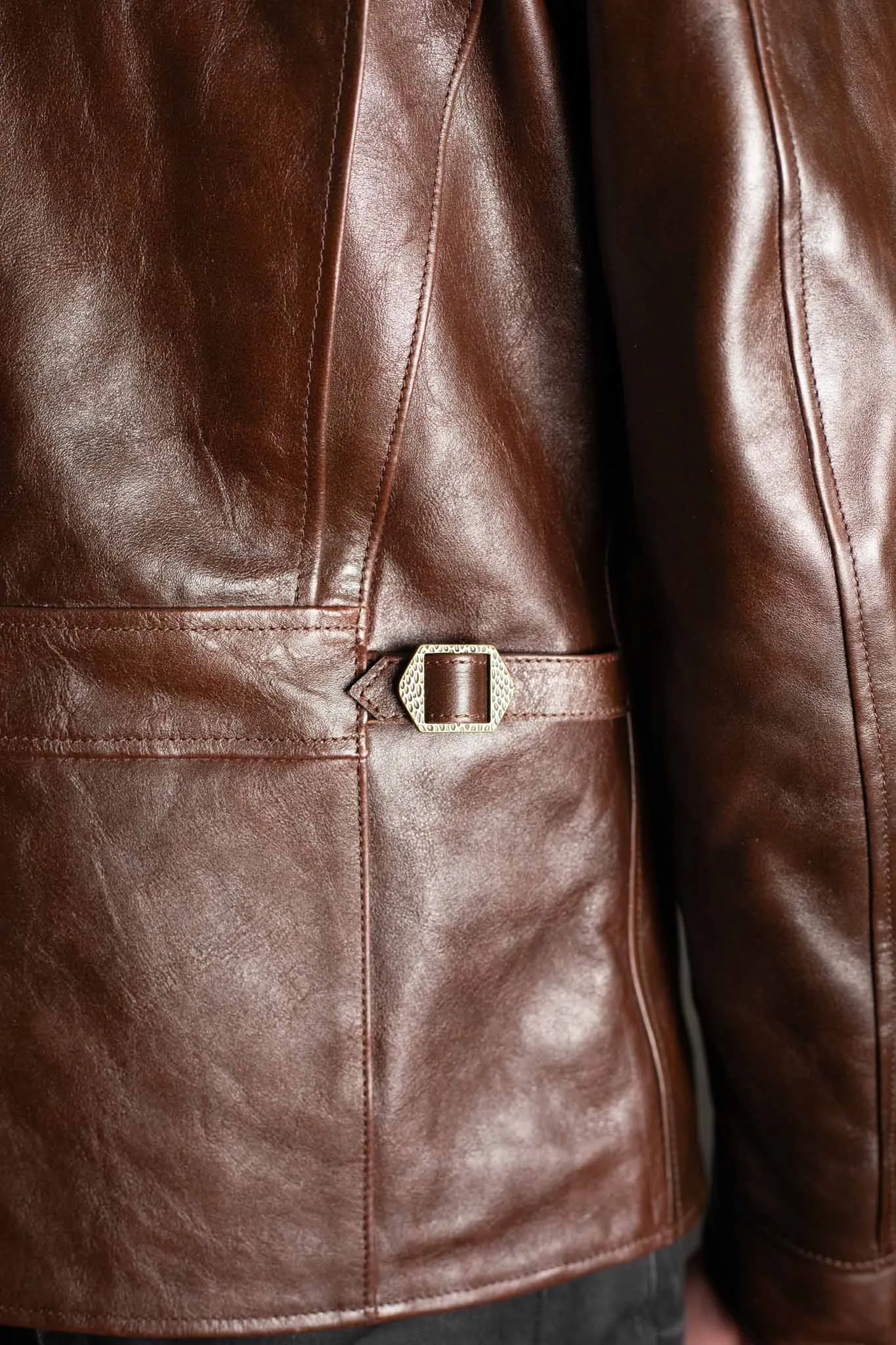 Double Helix The Rider Unus Horsehide Jacket – Dark Brown