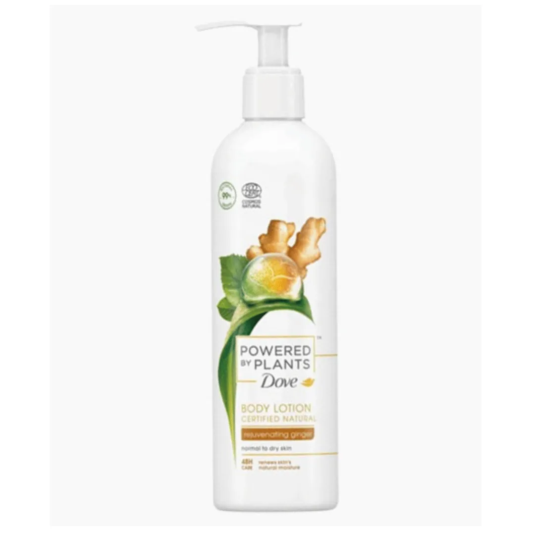 Dove Powered By Plants Lotion pour le corps au gingembre rajeunissant - 250 ml