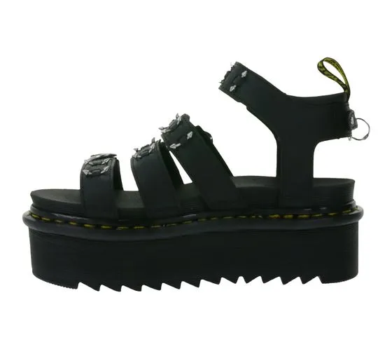 Dr. Martens Blaire Quad Athena Sandale plateforme à bride pour femme, chaussures style gladiateur avec clous et œillets 31533001