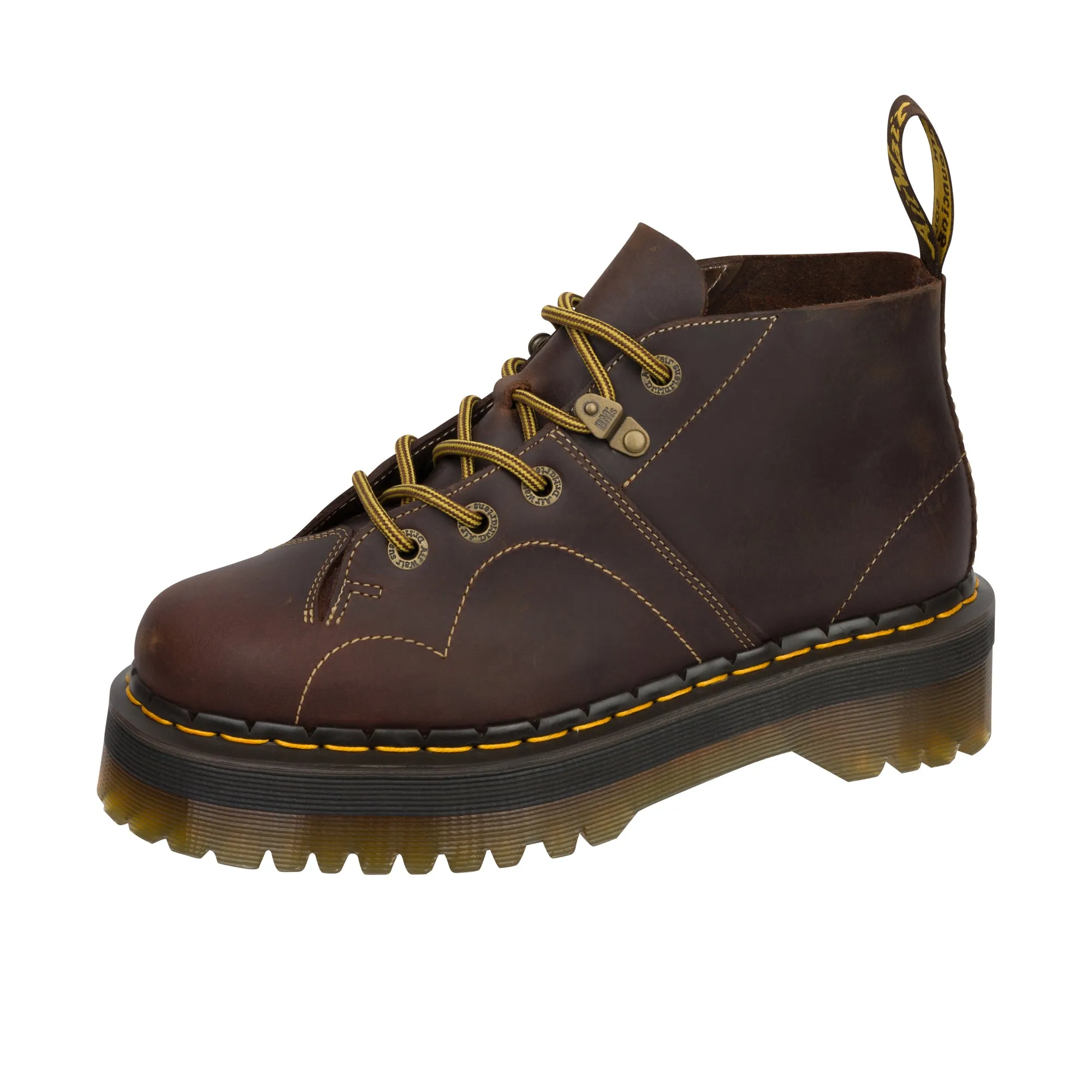 Dr Martens Church Quad Archive Crazy Horse Dark Brown