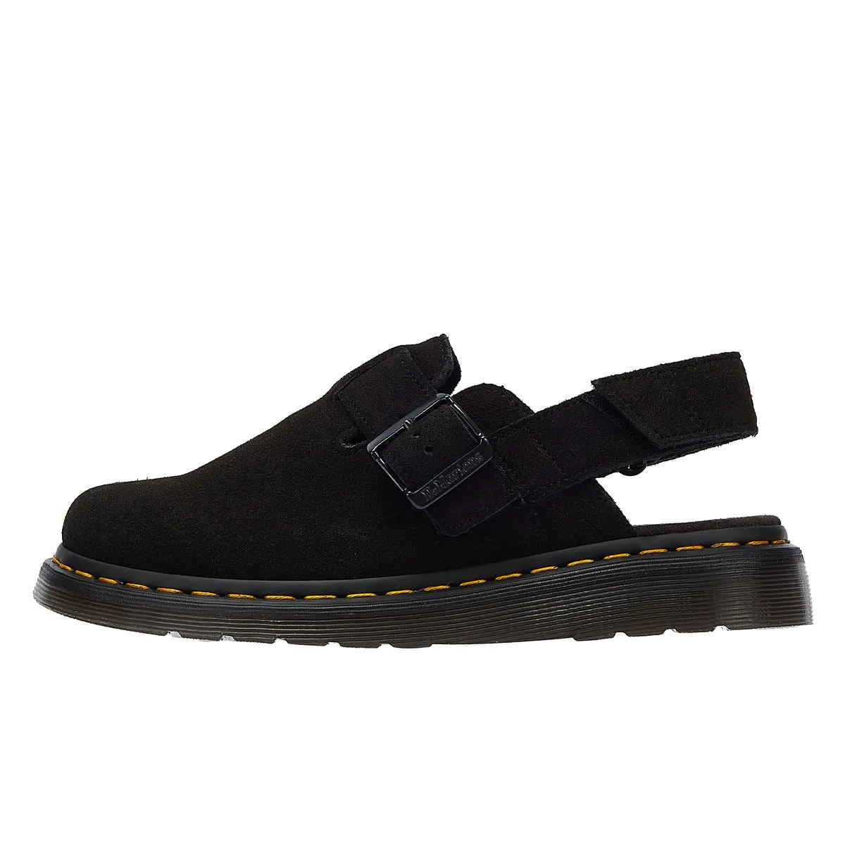 Dr. Martens Jorge II EH Suede Mule Black Sandals
