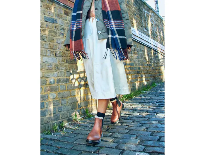 Dr. Martens Women's 2976 Leonore Faux Fur Lined Boot