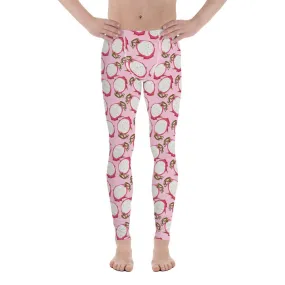 Dragon Fruit Pattern Men's Leggings