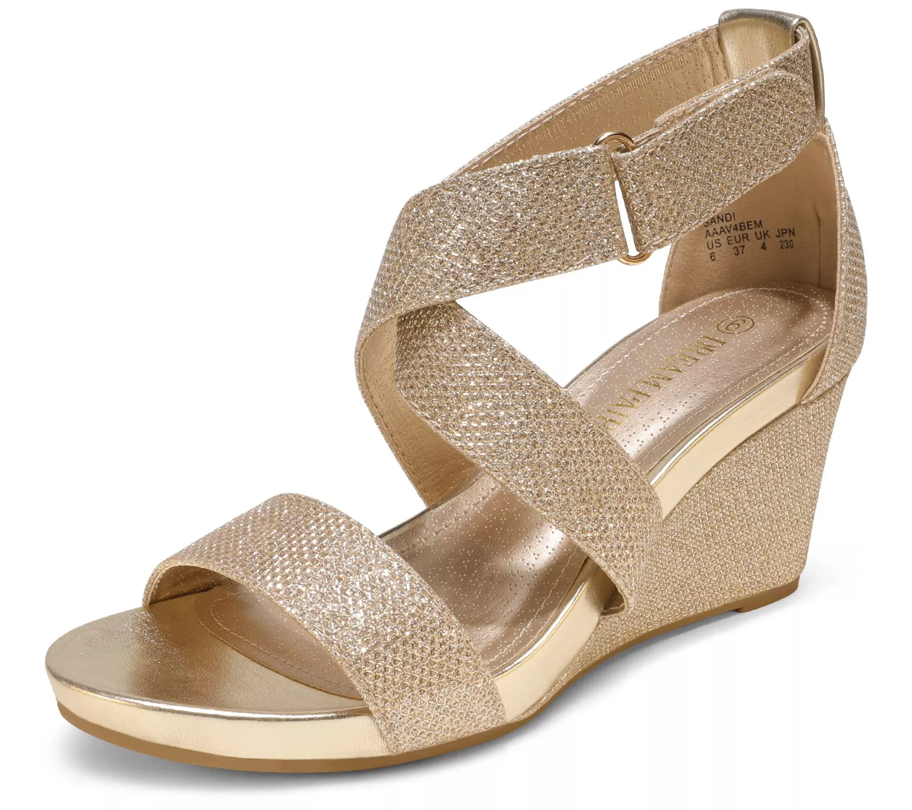 Dream Pairs Ankle Strap Wedge Sandals- SANDI