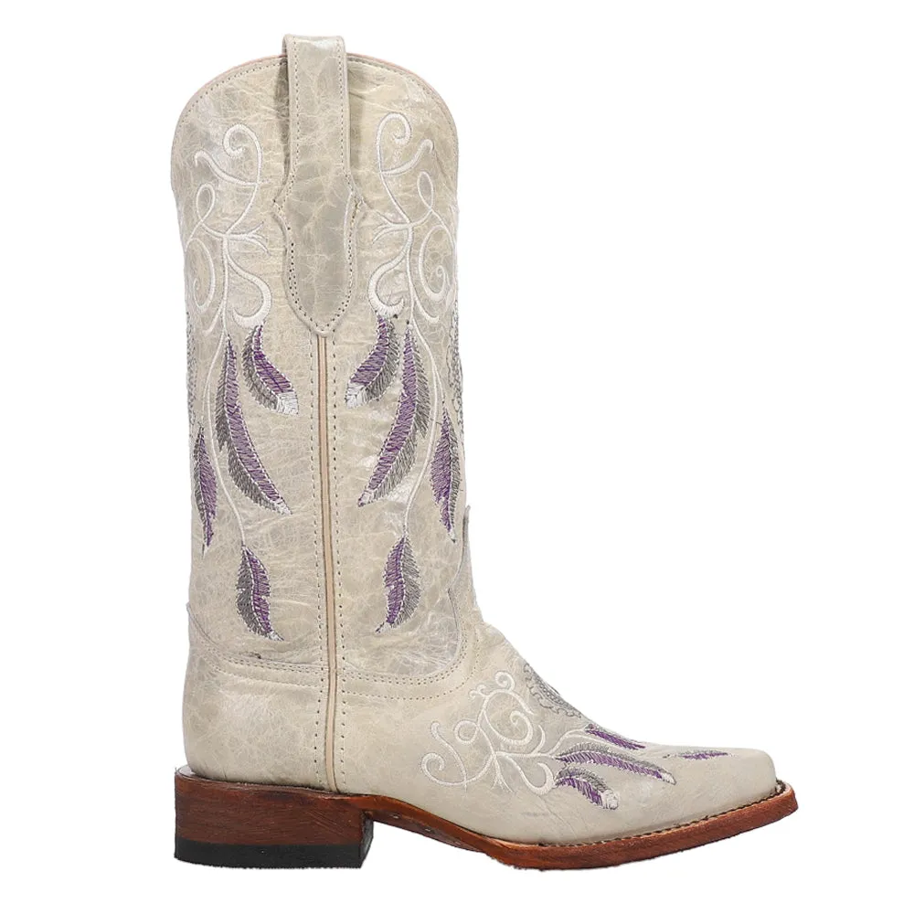 Dreamer Embroidered Square Toe Cowboy Boots
