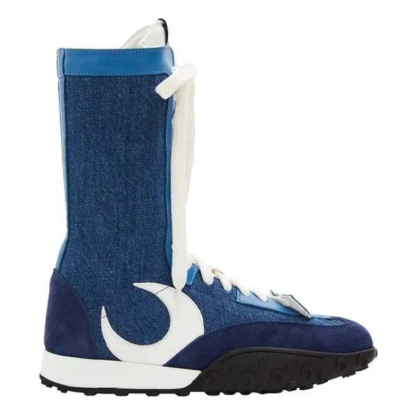 DS Denim MS Rise High Sneakers - Blue