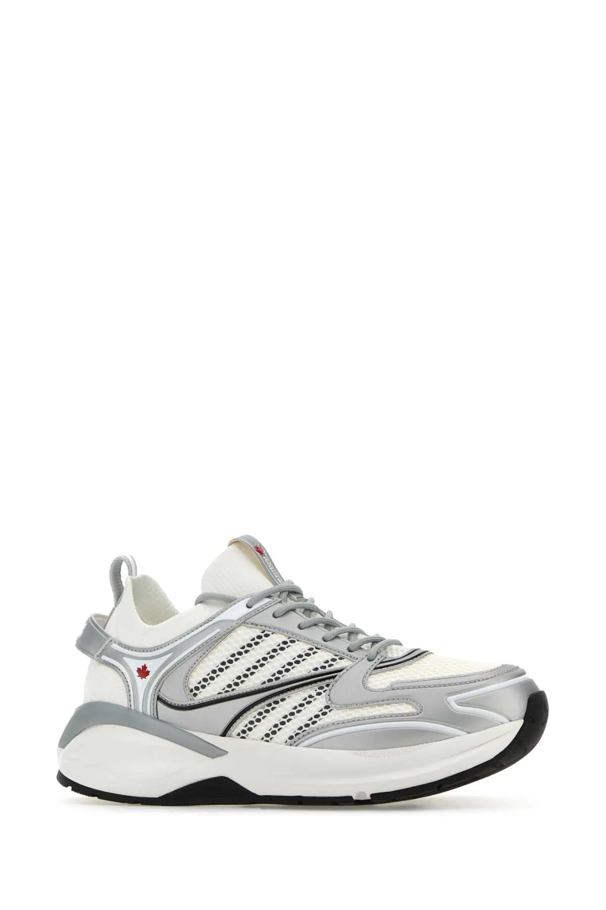 Dsquared Multicolor Fabric, Mesh And Rubber Dash Sneakers
