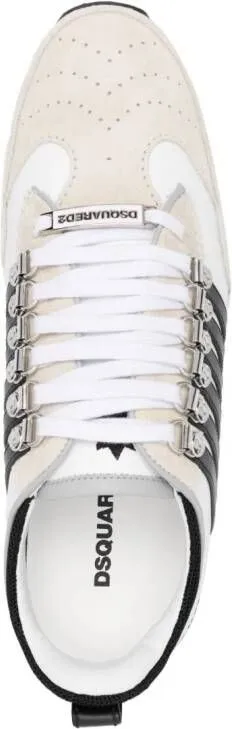 DSQUARED2 Boxer stripe-print sneakers White