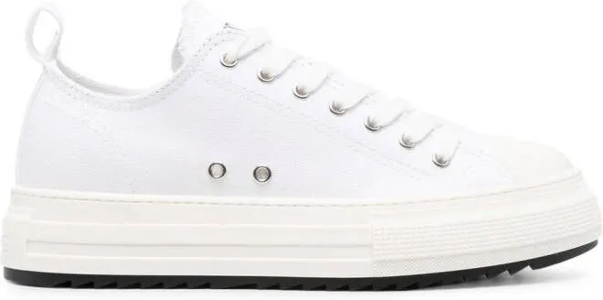 DSQUARED2 low-top flatform sneakers Yellow