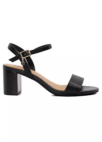 Dune London Ladies Black Jelly Casual Sandals | Grattan