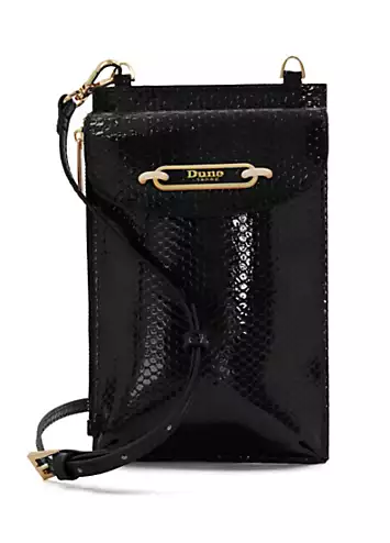 Dune London Shellies Reptile Phone Crossbody Bag | Kaleidoscope