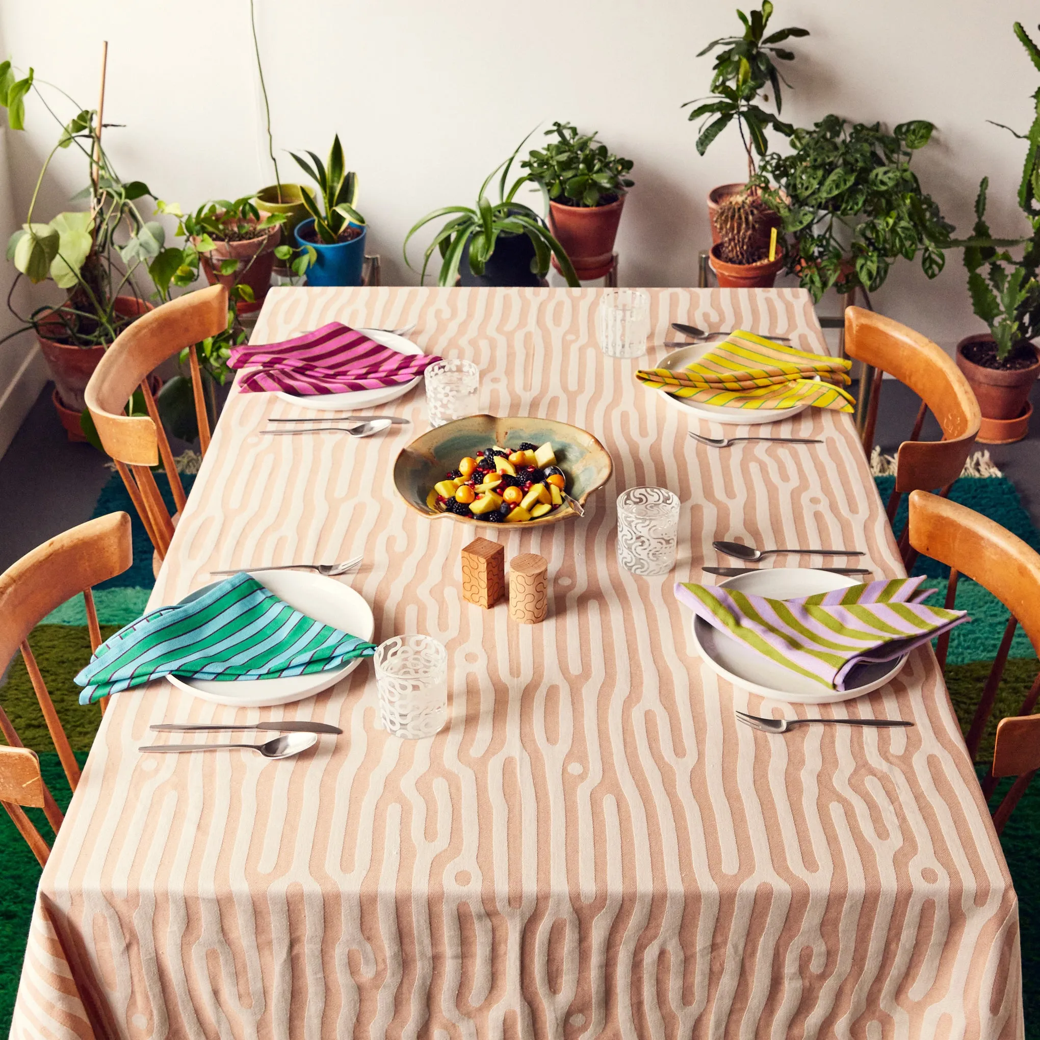 Dusen Dusen Stripe Cotton Napkins - Set of 4