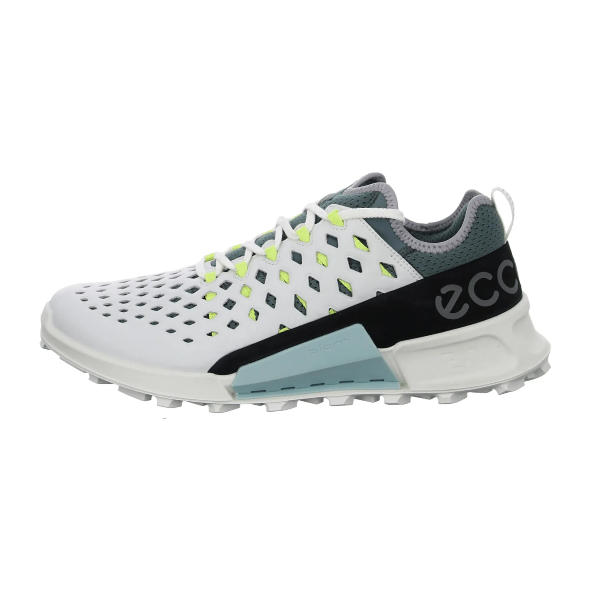 Ecco 822814 Men's White Fashion Sneakers - Durable & Stylish