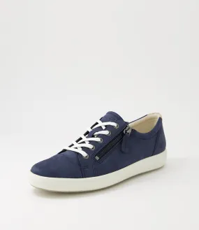ECCO  Soft 7 W Night Sky Leather Sneakers