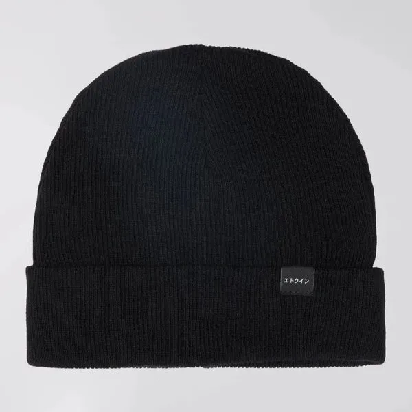 Edwin Watch Cap Beanie - Black