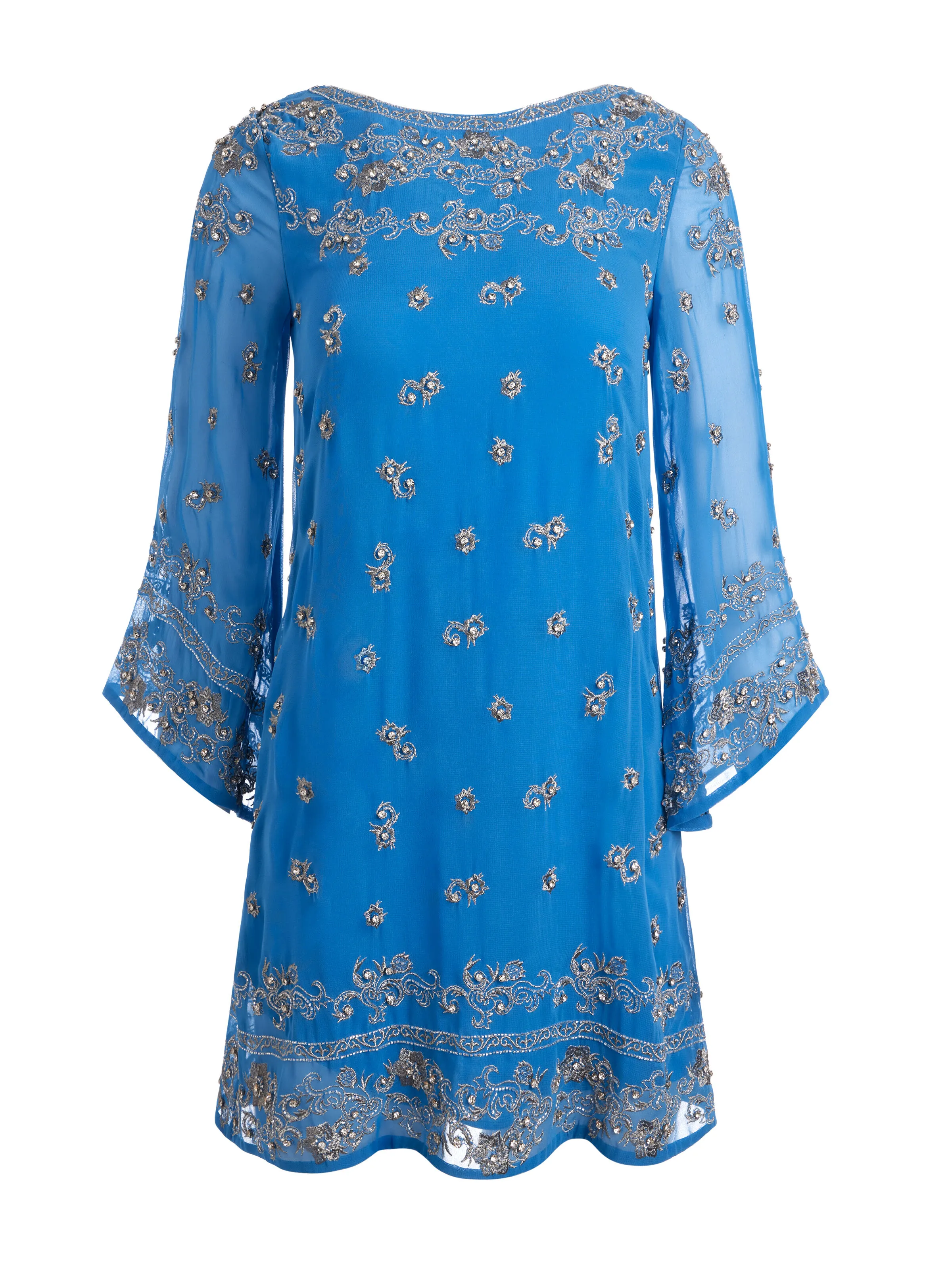 ELEONORA EMBELLISHED TUNIC DRESS