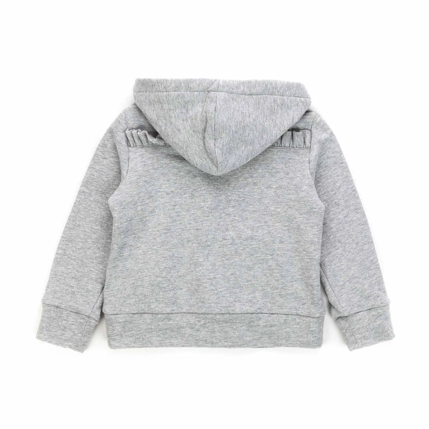 Elsy Grey Hoodie For Little Girls