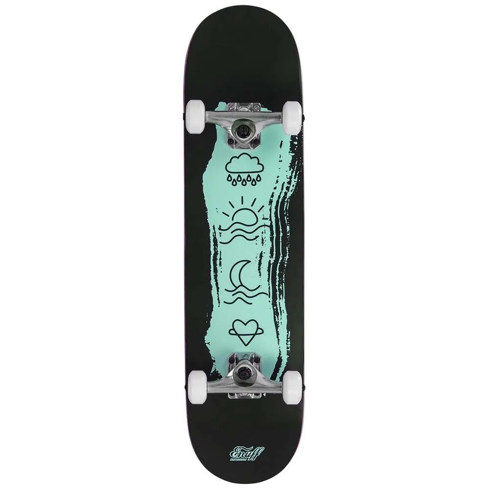 Enuff Skateboards Icon Factory Complete Skateboard Green 7.75