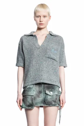 erl pocket knit polo shirt