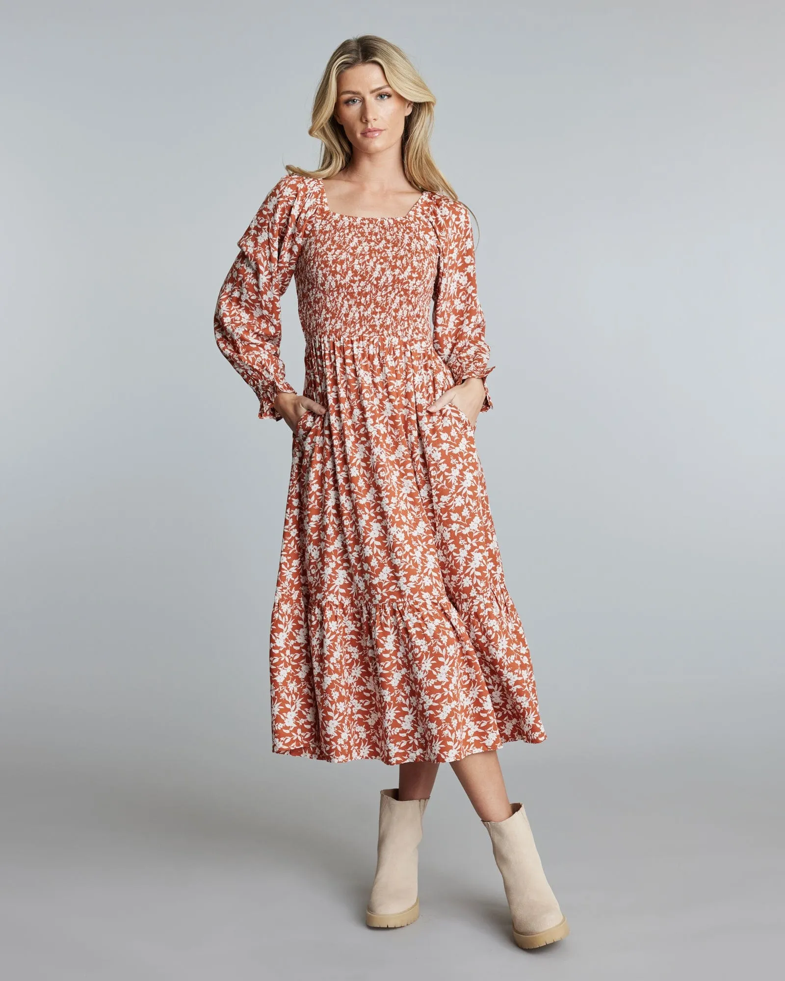 Estene Smocked Dress
