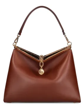 Etro   Large Vela leather shoulder bag 