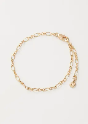 Fable England Oval Figaro Chain Bracelet for Charms