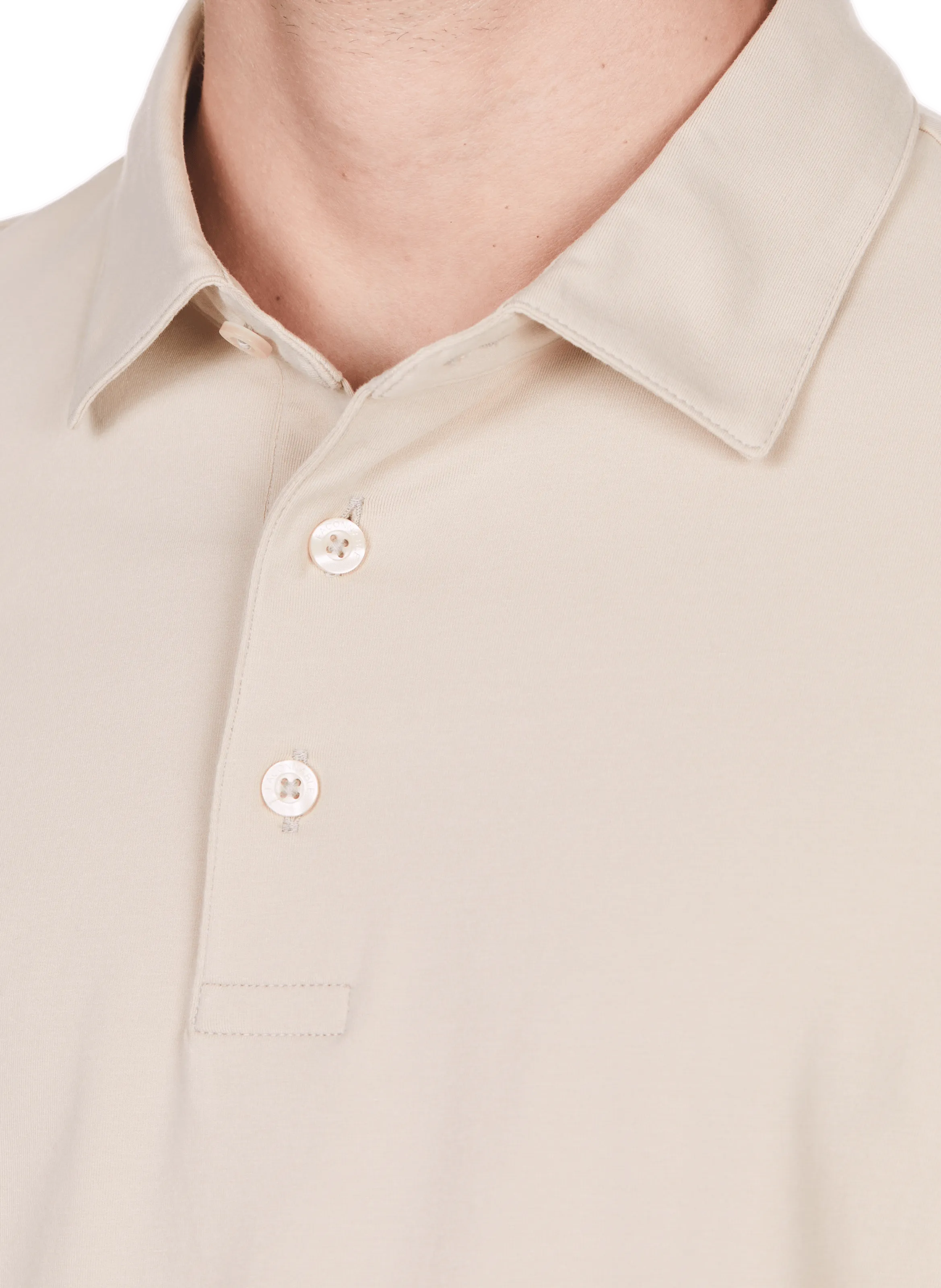 FACONNABLE   Cotton polo shirt  - Beige