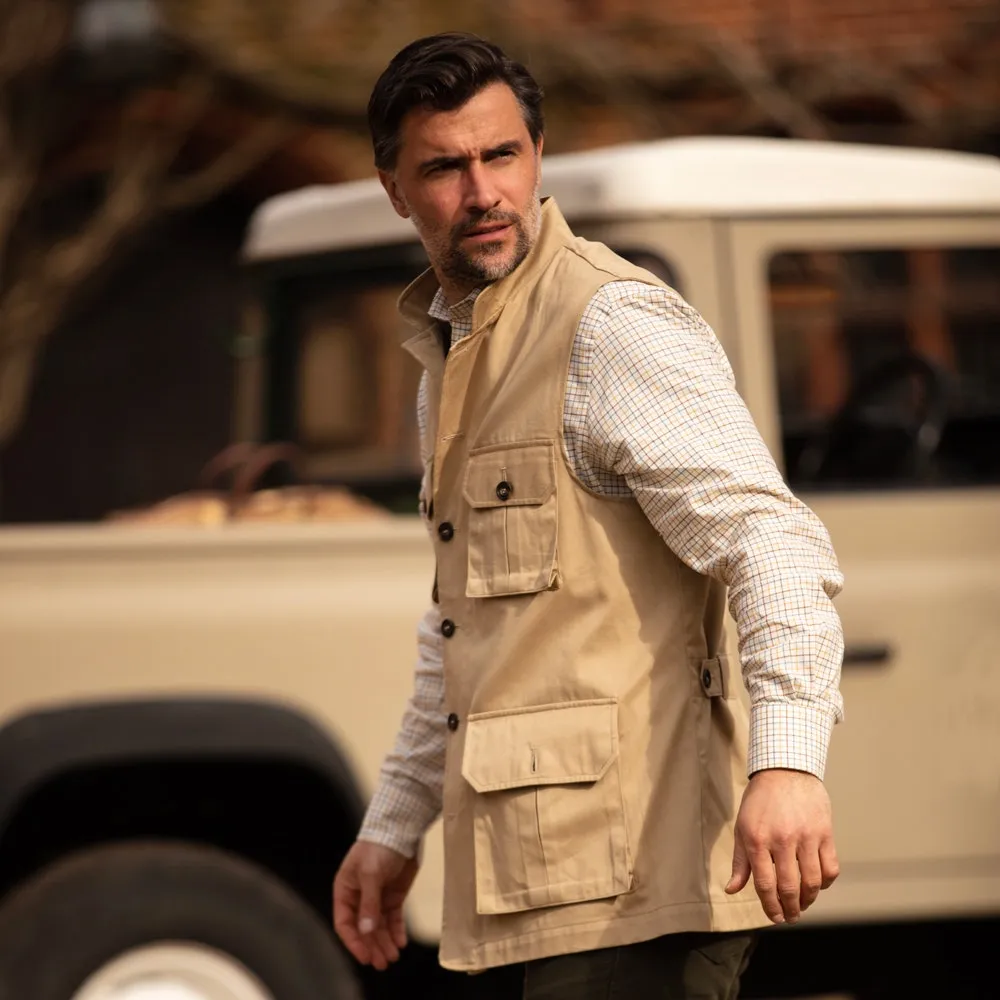 Farlows Cotton Safari Utility Vest