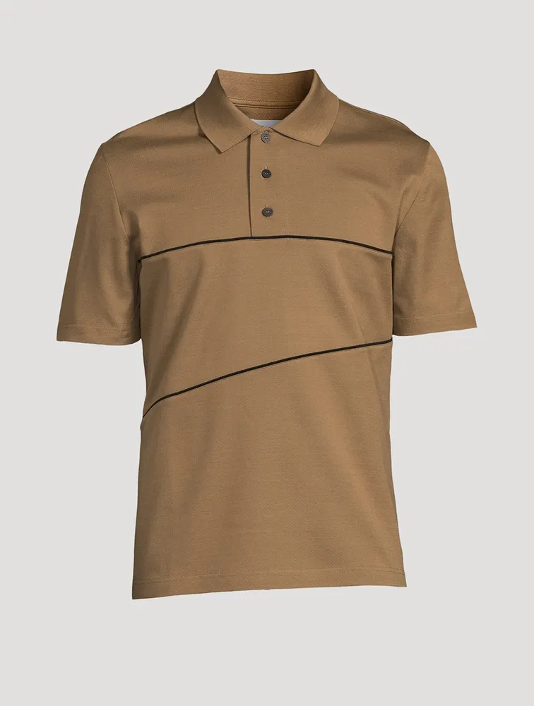 FERRAGAMO Polo Shirt With Contrasting Piping