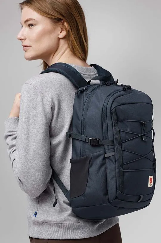 Fjallraven backpack Skule 20 navy blue color