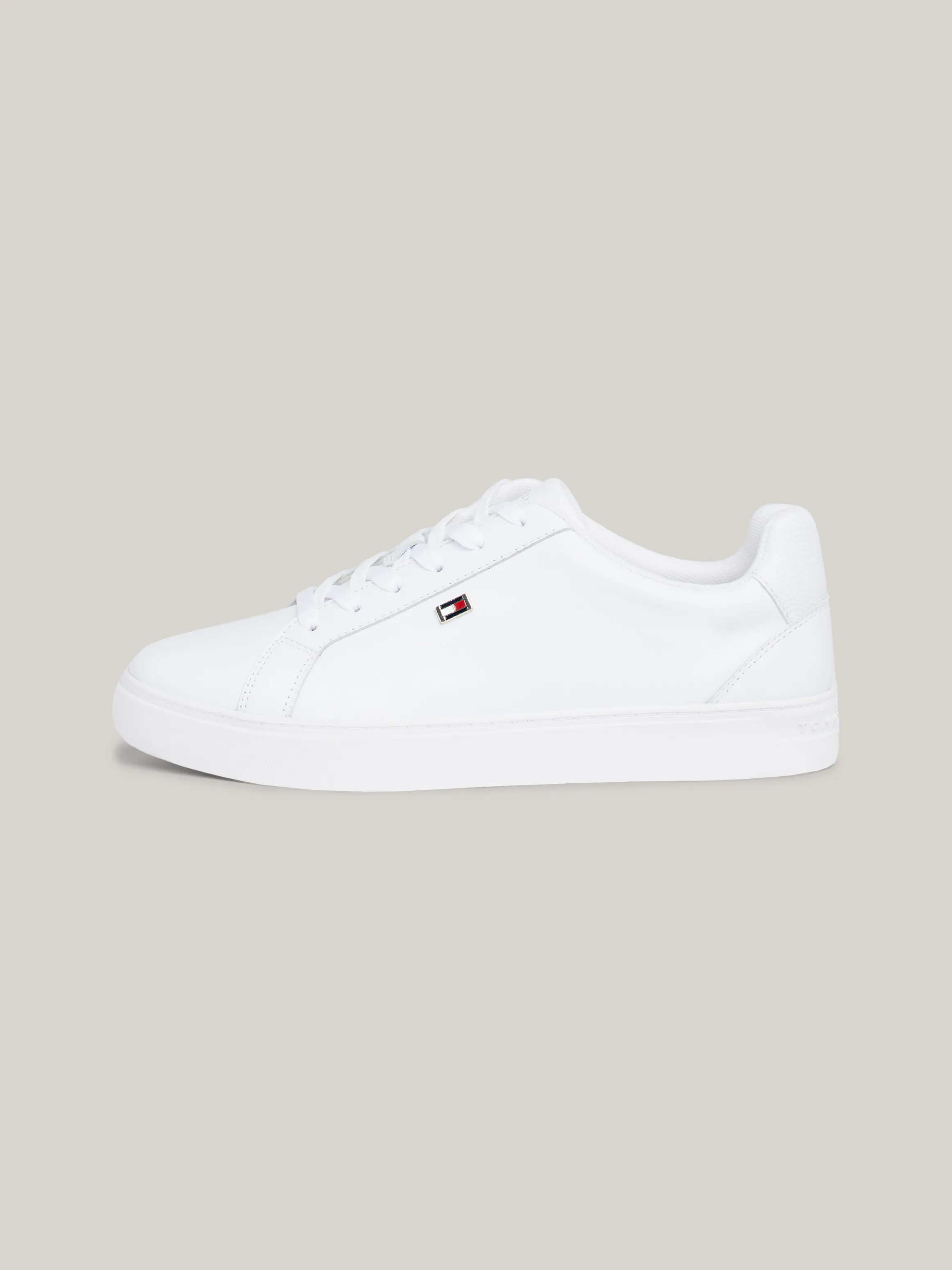 Flag Leather Court Trainers | Sneakers | Tommy Hilfiger