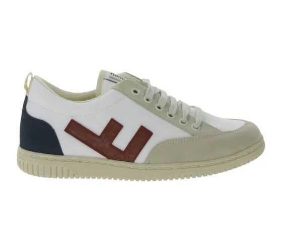 FLAMINGOS LIFE Roland V.3 sneakers casual da donna, scarpe da tutti i giorni SS21ROTRIIV bianco/blu scuro/rosso bordeaux