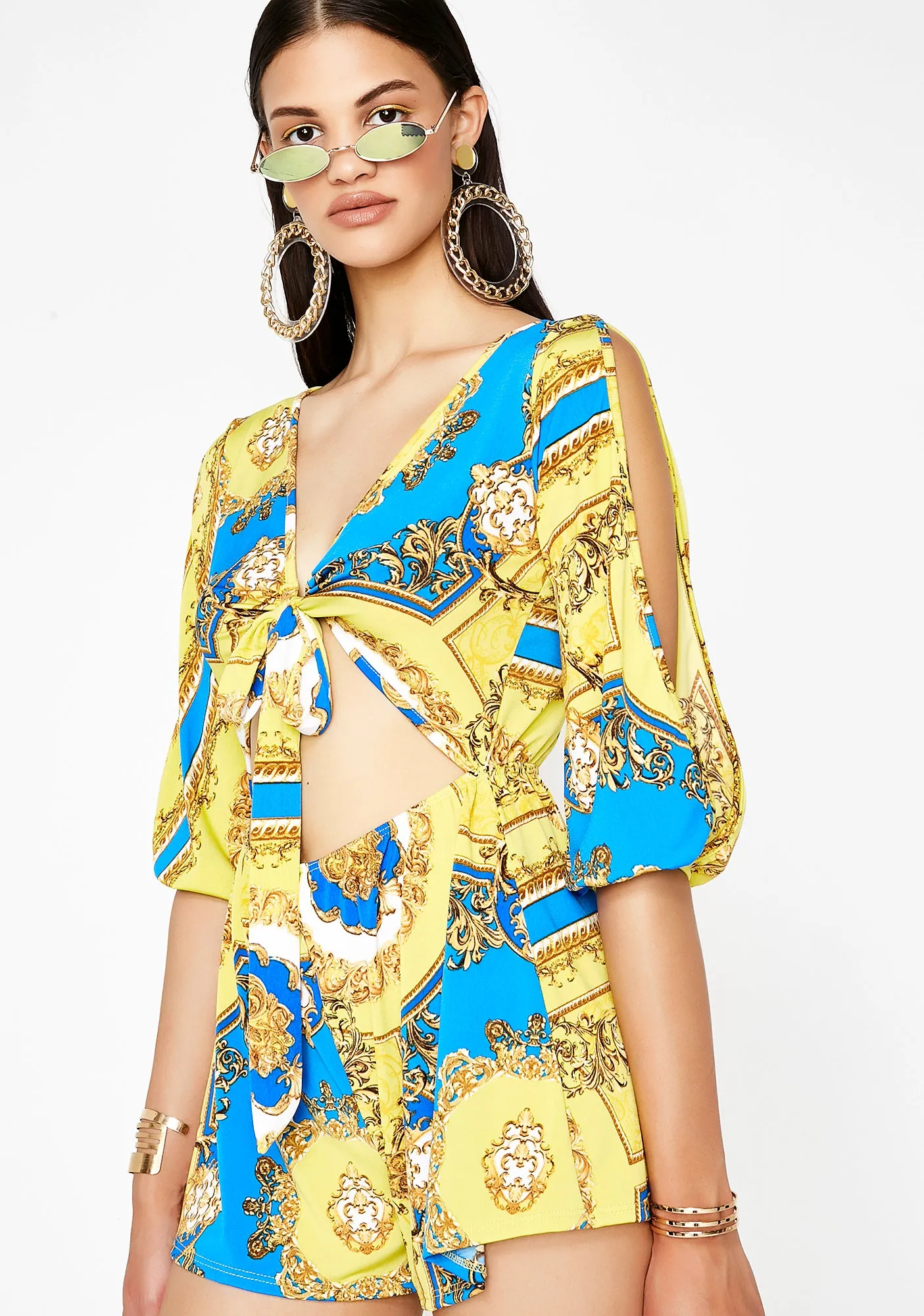 Flashier The Better Cutout Romper-