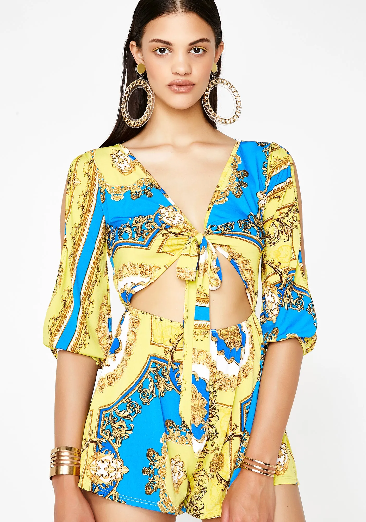 Flashier The Better Cutout Romper-