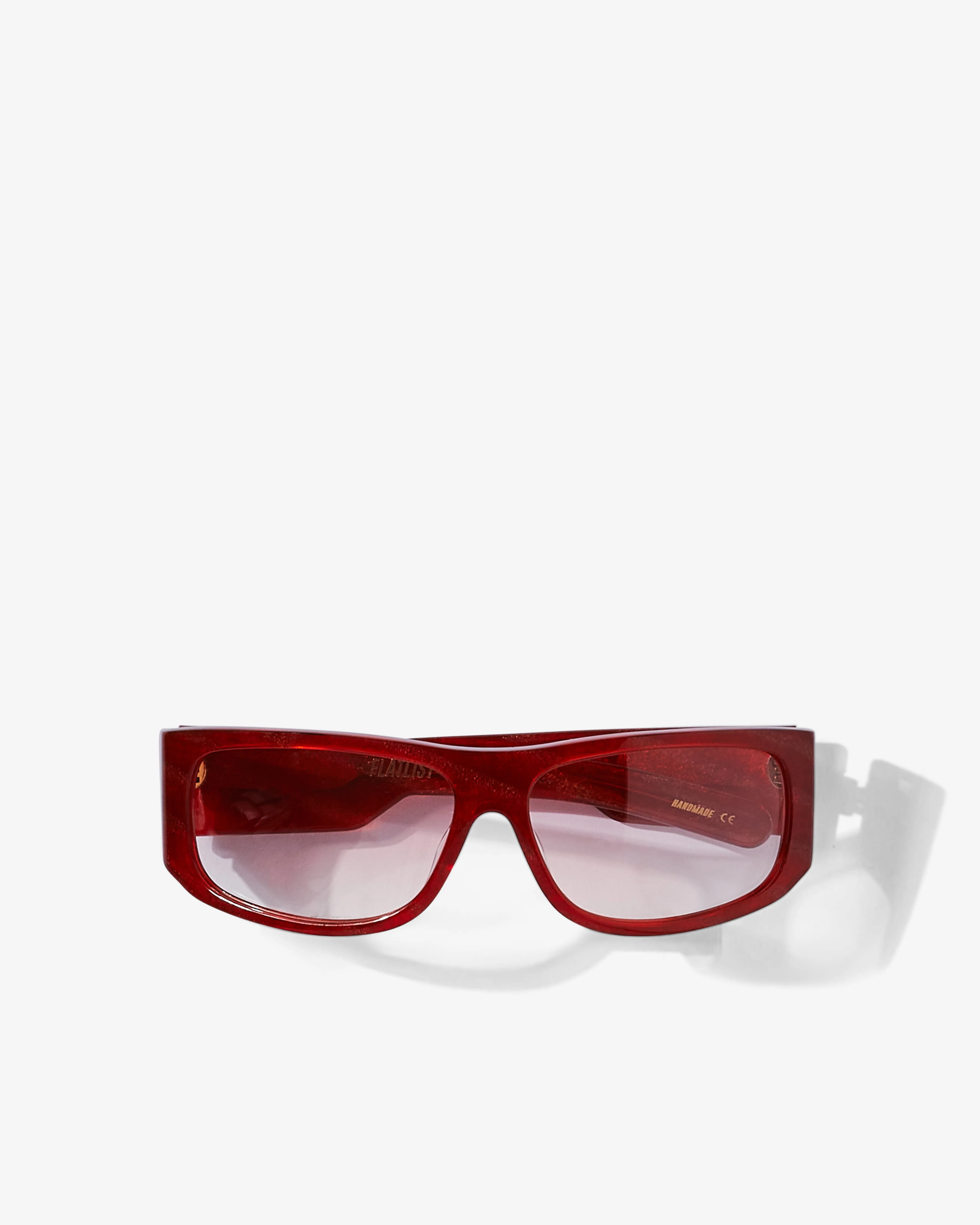 Flatlist April Sunglasses  Shimmery Red