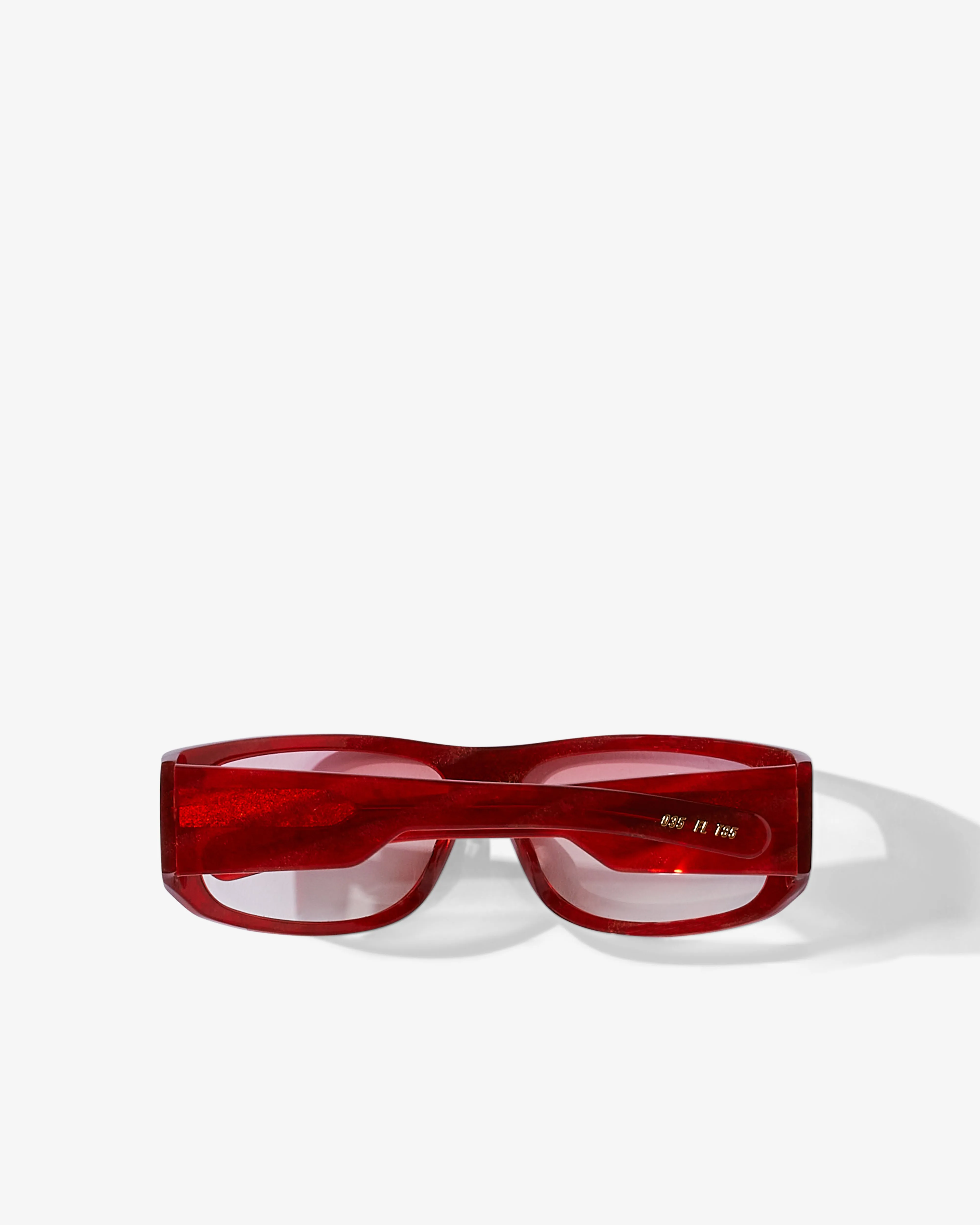 Flatlist April Sunglasses  Shimmery Red