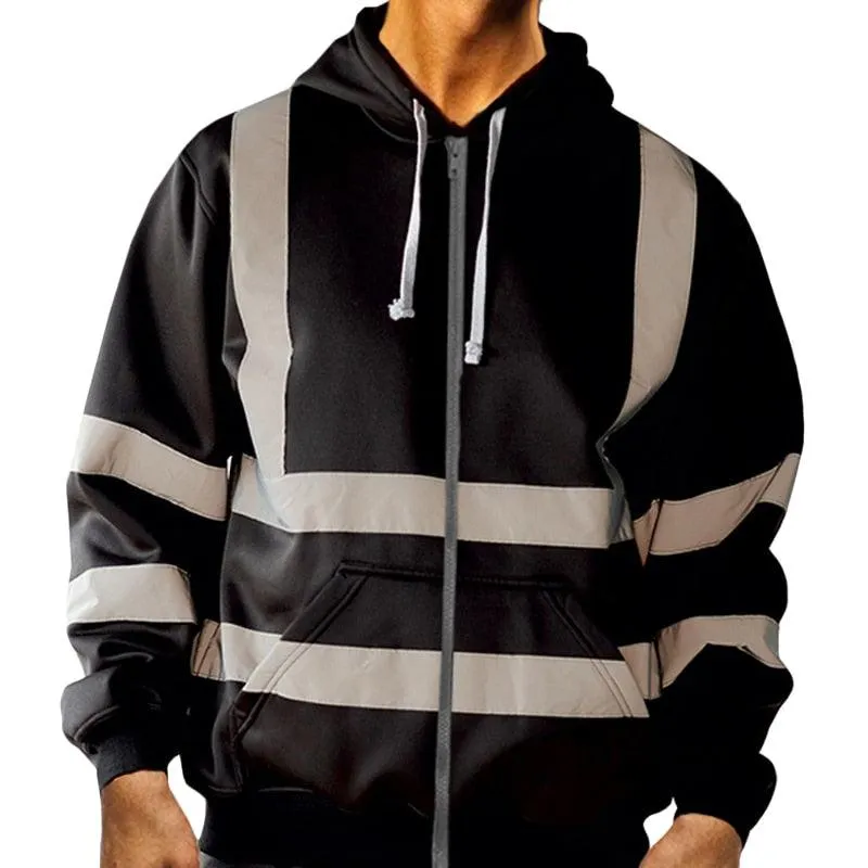 Fleece Reflective Hoodie