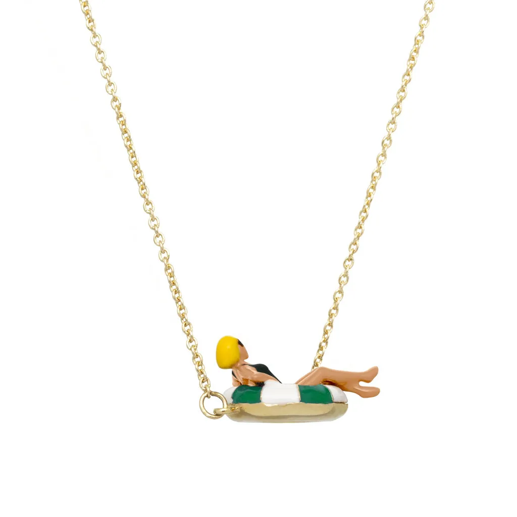 FLOTADORA GREEN NECKLACE
