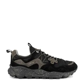 Flower Mountain Yamano 3 Man Trainers Black