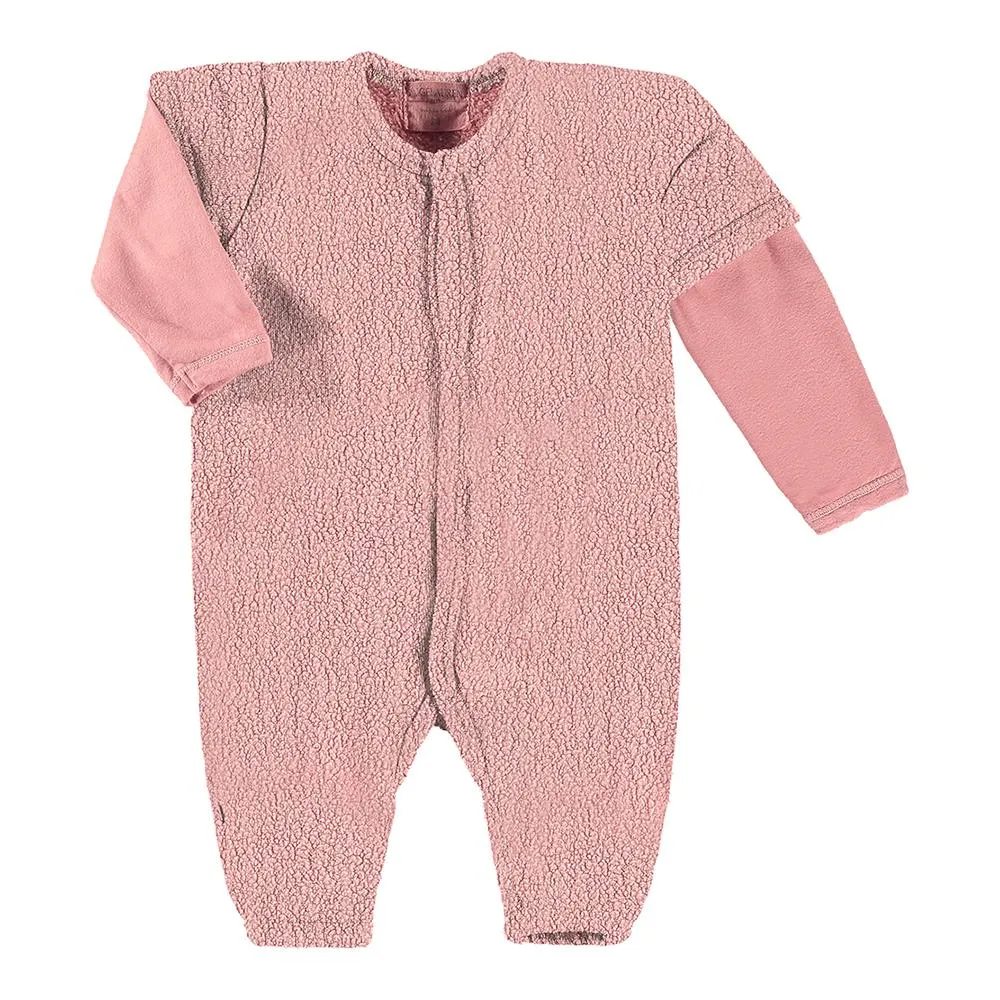 Fluffy Sherpa Twofer Romper