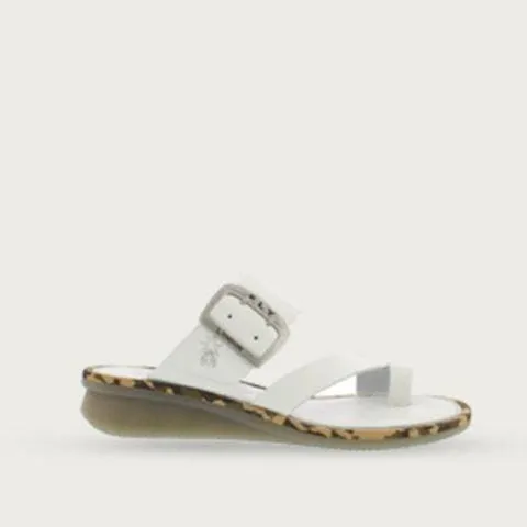 Fly London Womens Cops Sandals - Brooklyn Off White