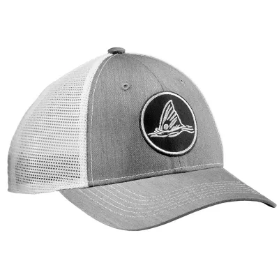 Flying Fisherman Tailing Red Trucker Hat