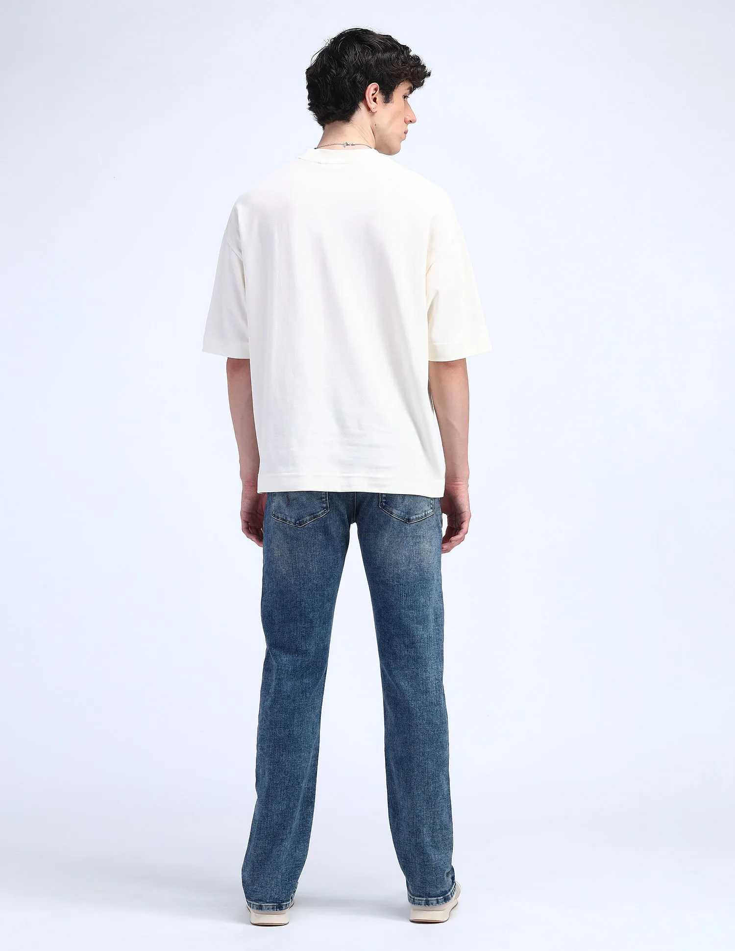 Flying Machine F-Jango Straight Fit Washed Jeans
