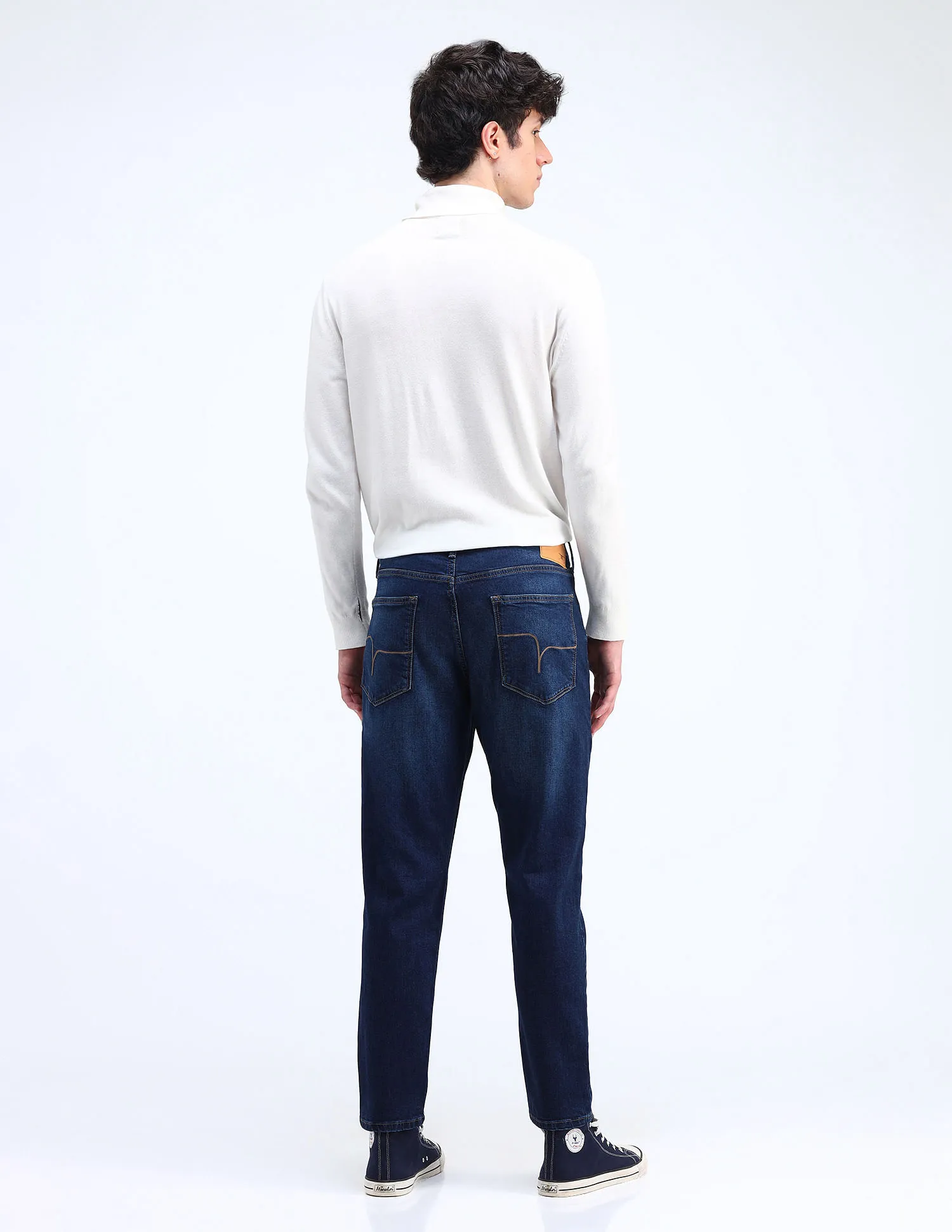 Flying Machine Mankle Slim Fit Whiskered Jeans