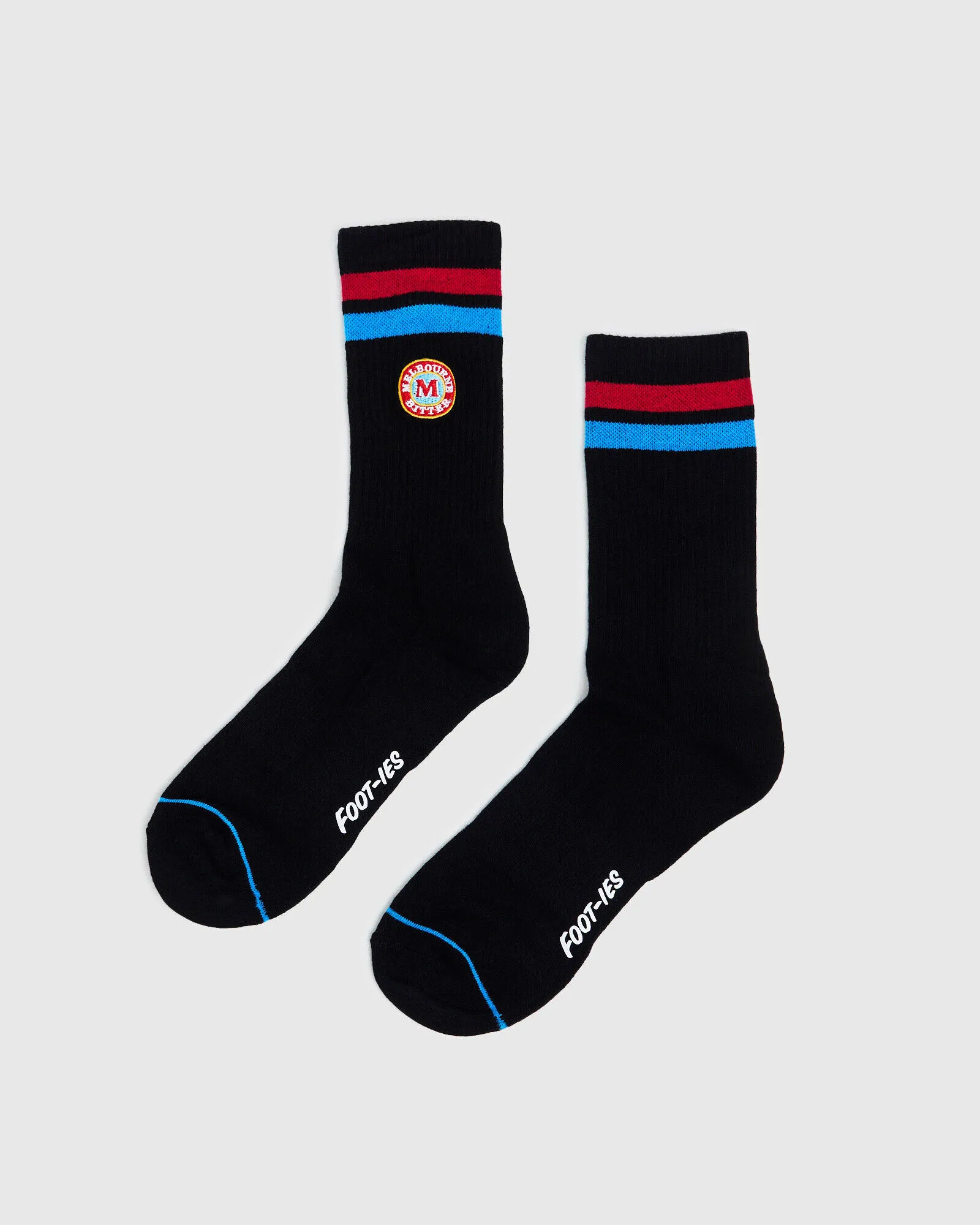 Foot-ies Melbourne Bitter Long Neck Sneakers Socks 2 Pack Assorted
