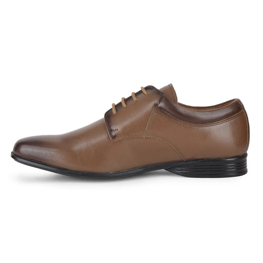 Fortune by Liberty Men ROBERT-2 Tan Formal Lacing Shoes