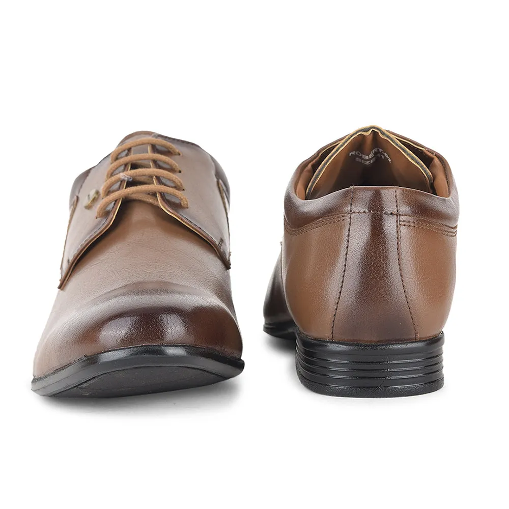 Fortune by Liberty Men ROBERT-2 Tan Formal Lacing Shoes